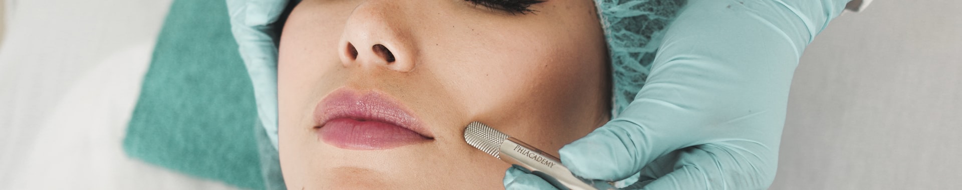 Professional facial treatment at a medical spa
